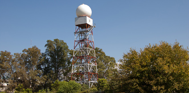 Torre donde será instalado el RMA-1, en Ciudad Universitaria