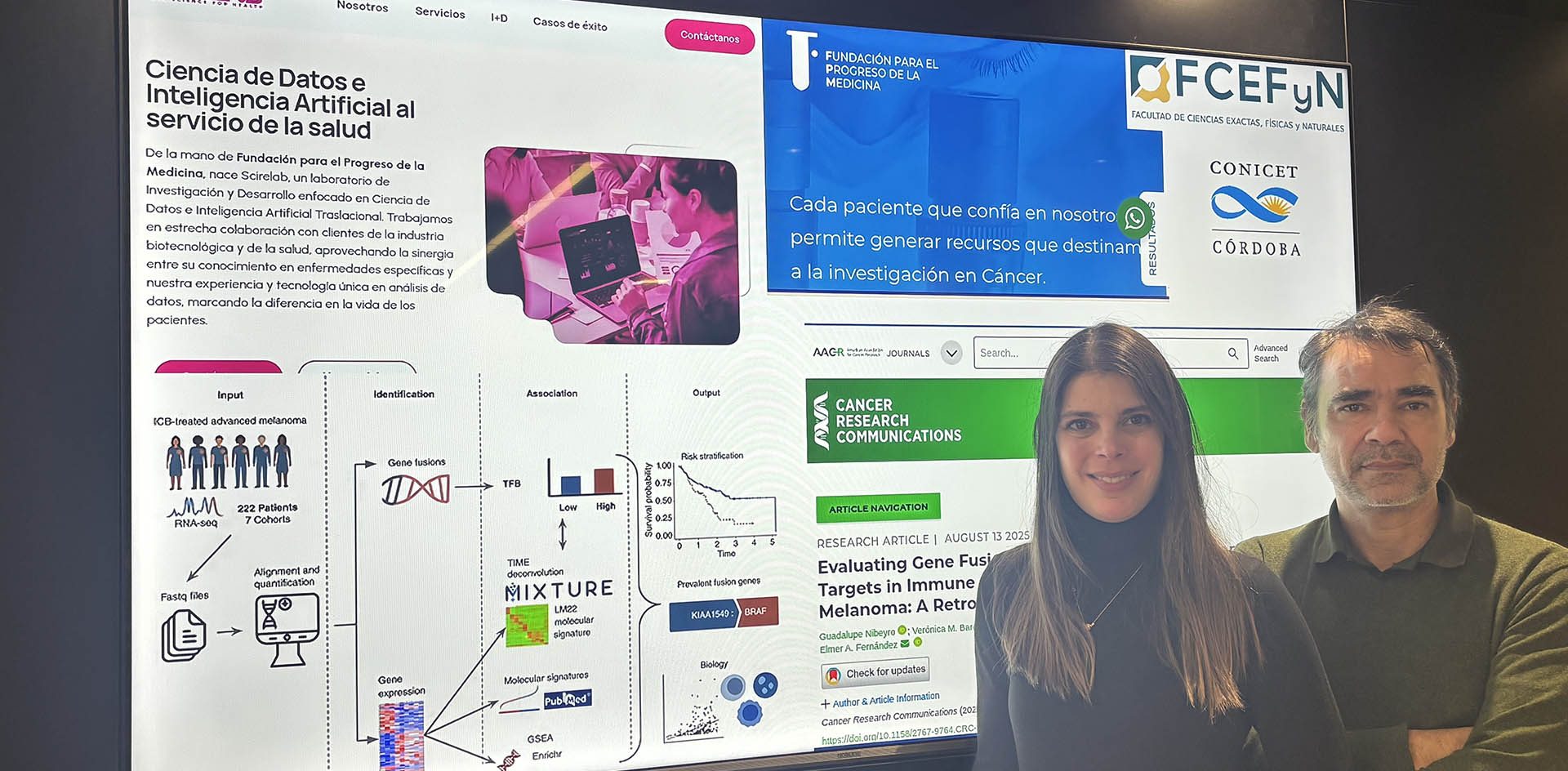Detectan mecanismos de fusión genética que ayudan a mejorar la terapia contra un cáncer muy agresivo
