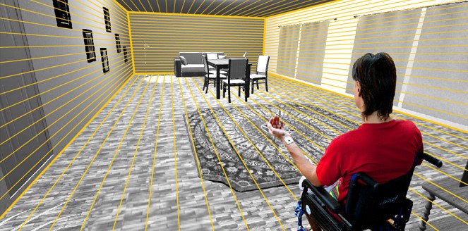 Crean un entorno de realidad virtual para enseñar a usar sillas de ruedas motorizadas